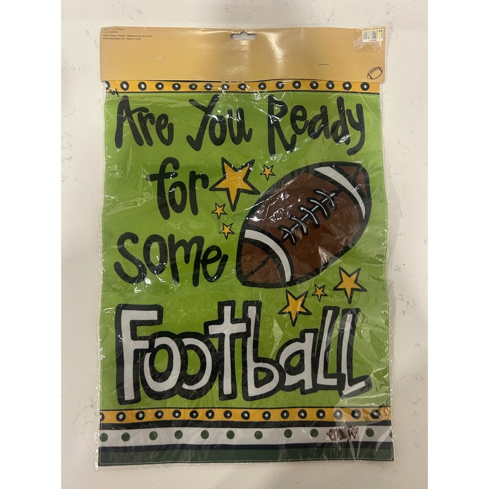 Robert Stanley Signature Collection Garden Flag Are You Ready for Football - Picture 2 of 5